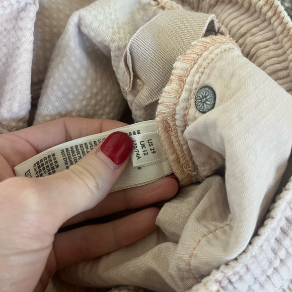 Free People Light pink corduroy wide-leg Pants - Picture 5 of 8